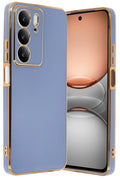 Mey İthalat® Realme C75 4G Kılıf Volet Silikon - Mavi