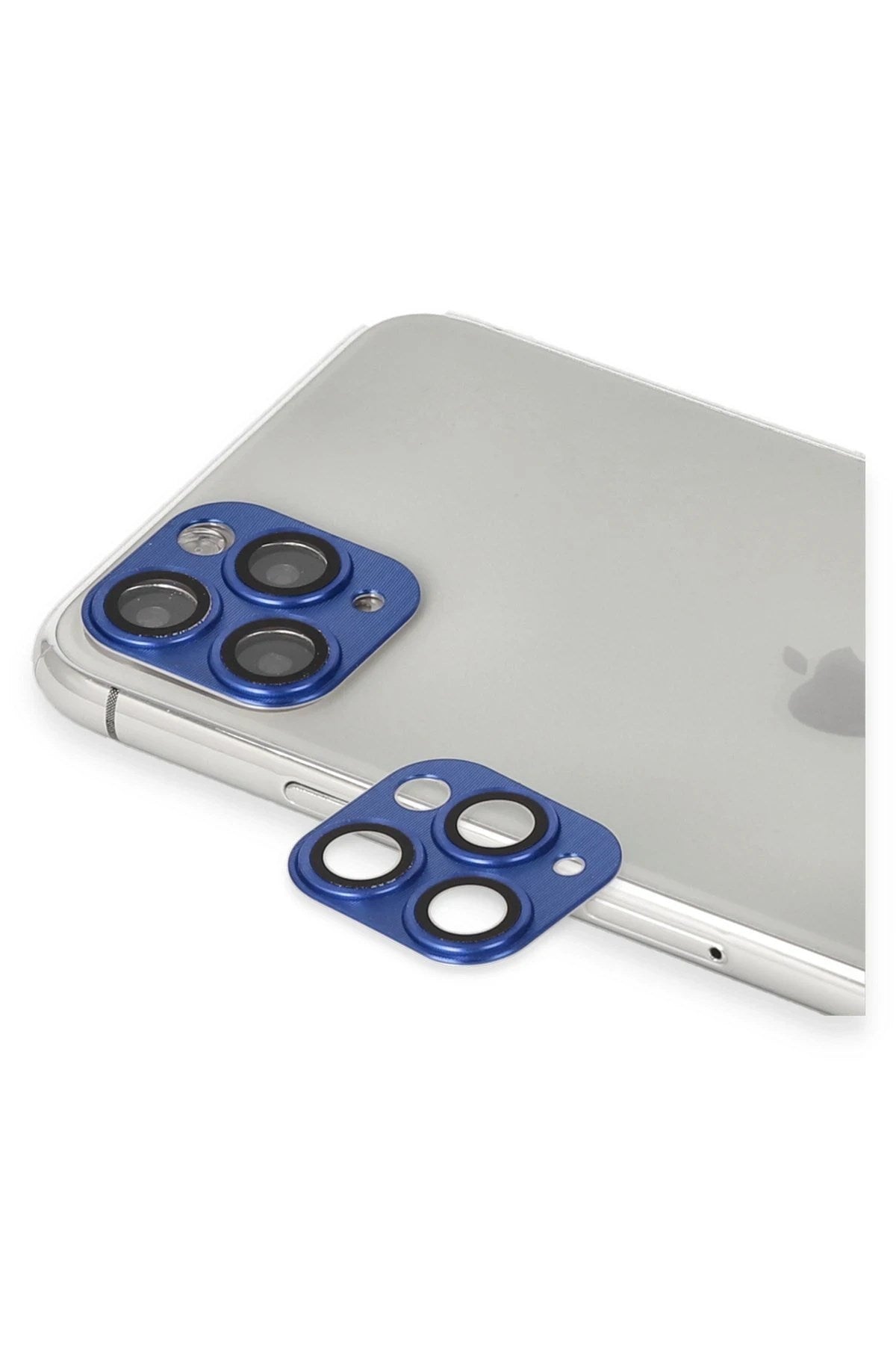Mey İthalat® iPhone 11 Pro Max Pers Alüminyum Kamera Lens - Lacivert