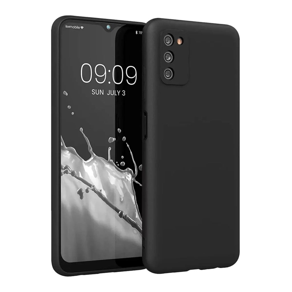 Mey İthalat® Samsung Galaxy A03S Kılıf First Silikon - Siyah