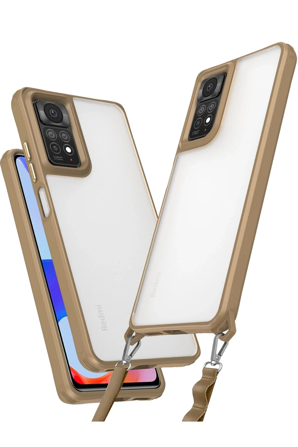 Mey İthalat® Redmi Note 11 Pro Kılıf Penta Silikon Kılıf - Çöl Titanyum