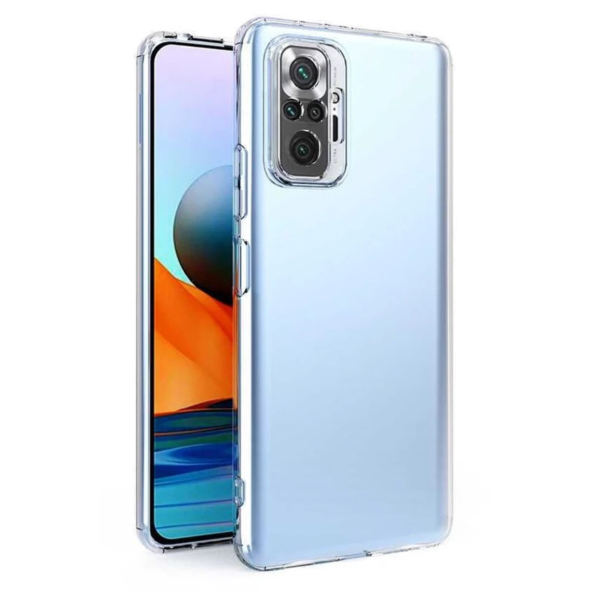 Mey İthalat® Redmi Note 10 5G Kılıf Lüx Şeffaf Silikon