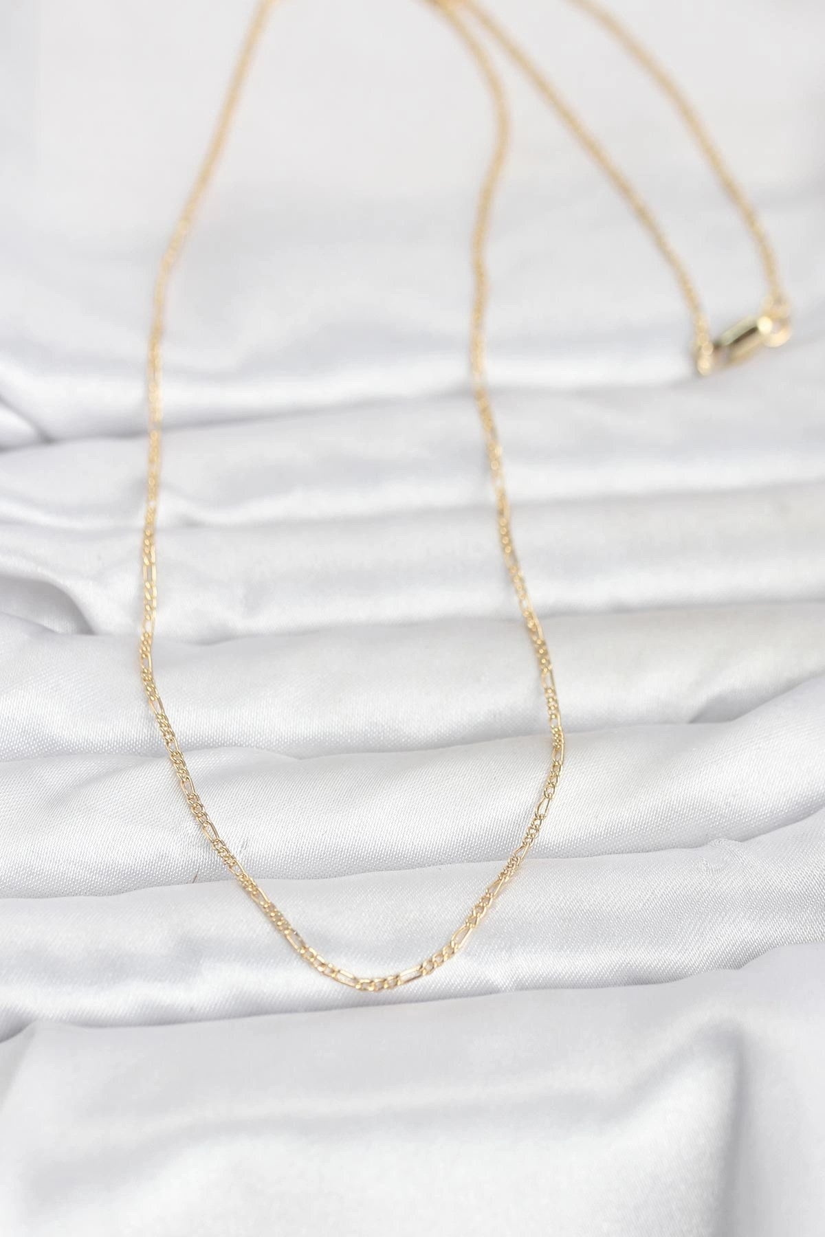 Mey İthalat® CM 14K Gold Renk 60 cm Zincirli Kadın Kolye