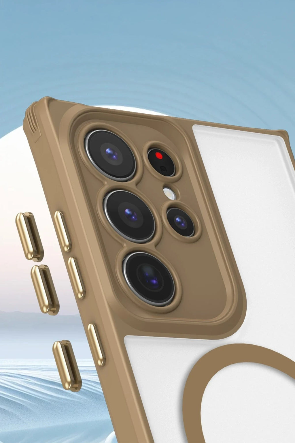 Mey İthalat® Samsung Galaxy S23 Ultra Kılıf Enka Magsafe Silikon Kılıf - Lacivert