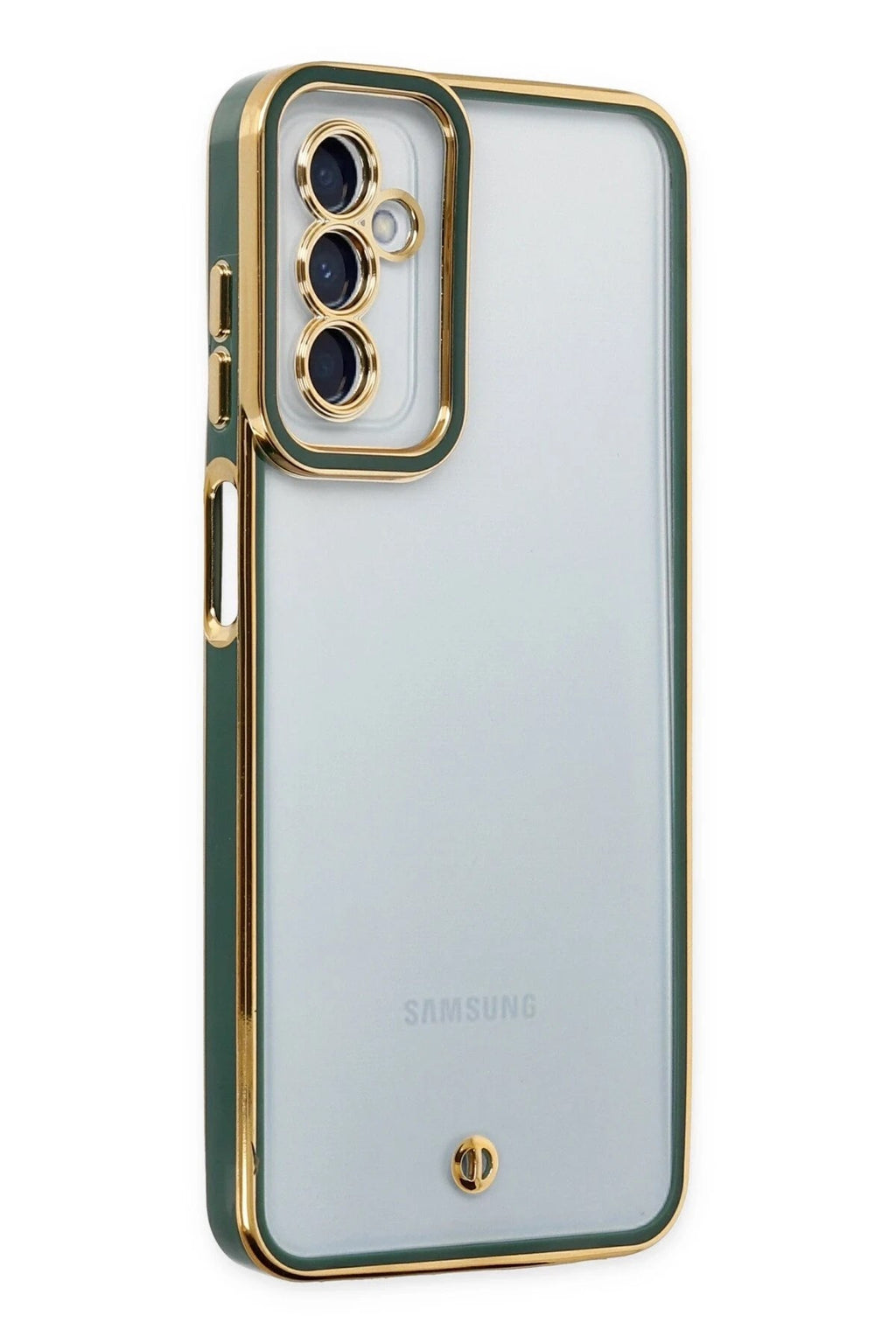 Mey İthalat® Samsung Galaxy M23 Kılıf Liva Lens Silikon - Yeşil