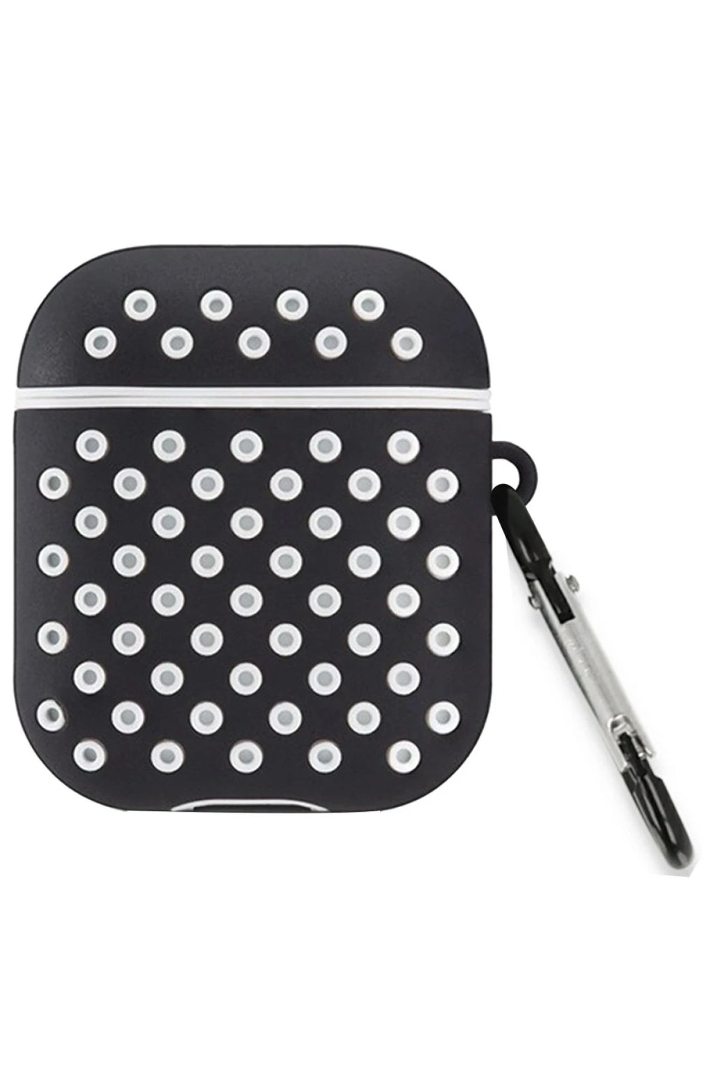 Mey İthalat® Airpods 2 (2.nesil) Spor Delikli Kılıf - Siyah-Beyaz