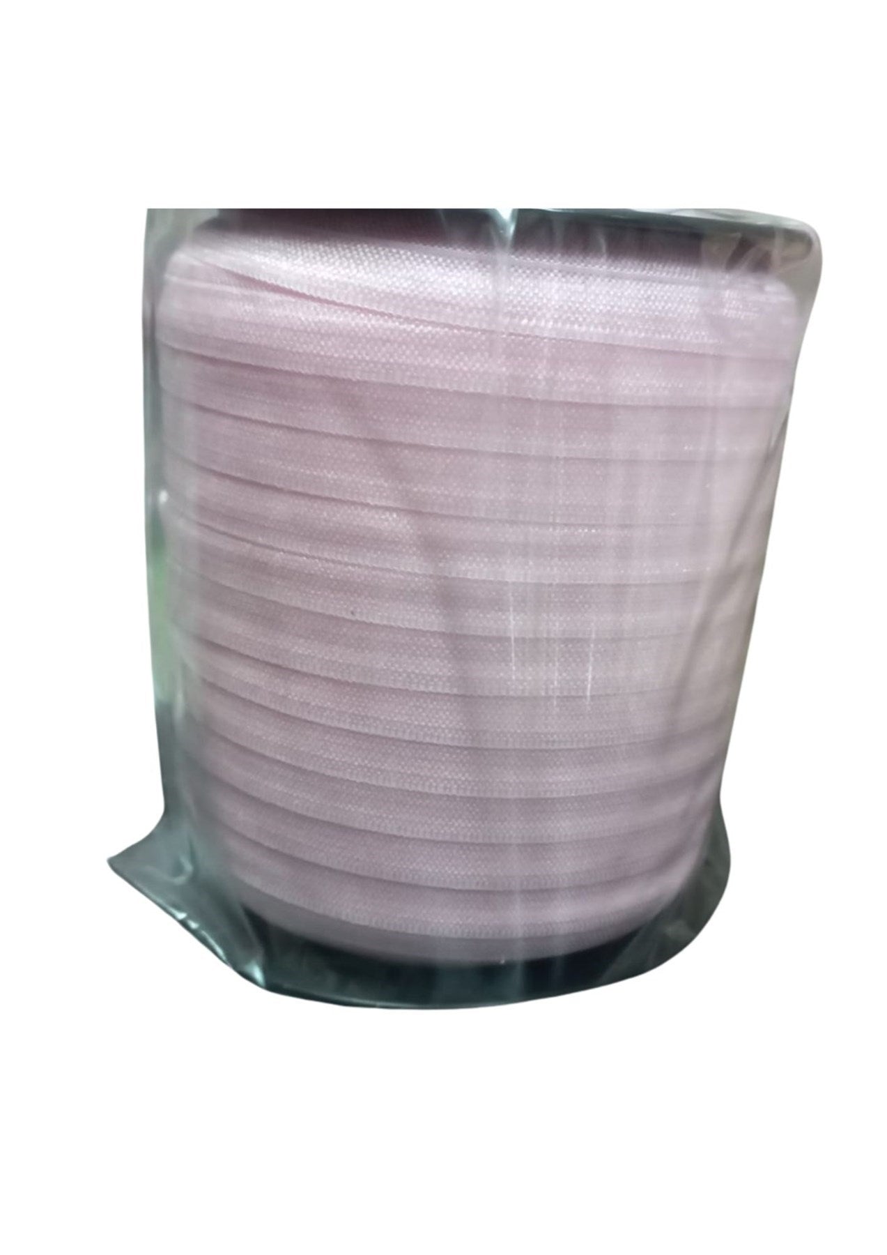Çamaşır Lastiği Düz 1 Cm 1 Metre Açık Pembe
