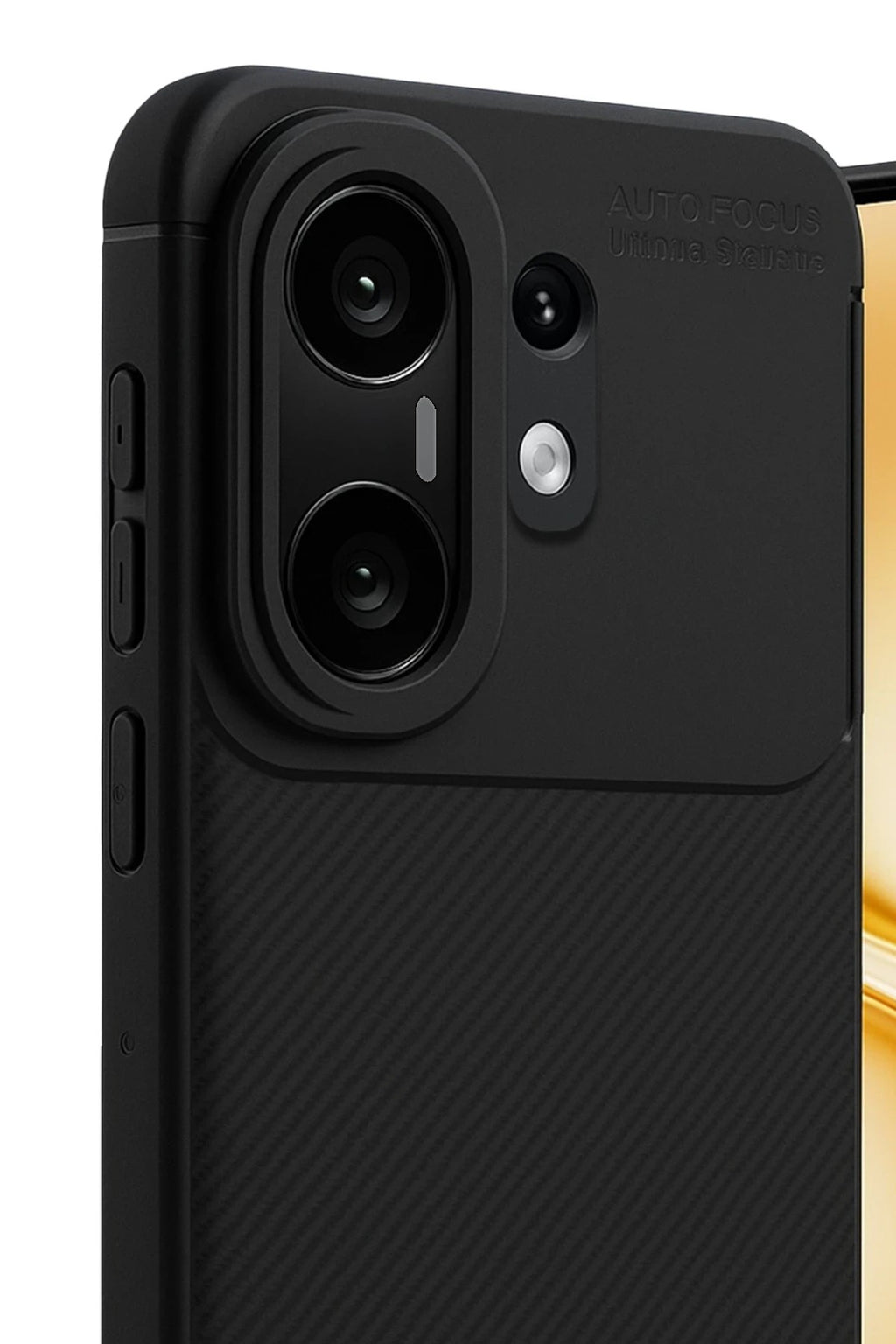 Mey İthalat® Vivo X200 FE Auto Focus Karbon Kapak - Siyah