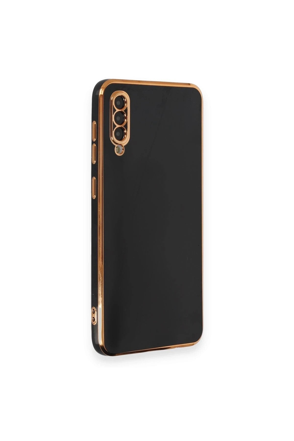 Mey İthalat® Samsung Galaxy A70 Kılıf Volet Silikon - Siyah