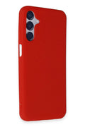 Mey İthalat® Samsung Galaxy M15 Kılıf First Silikon - Kırmızı