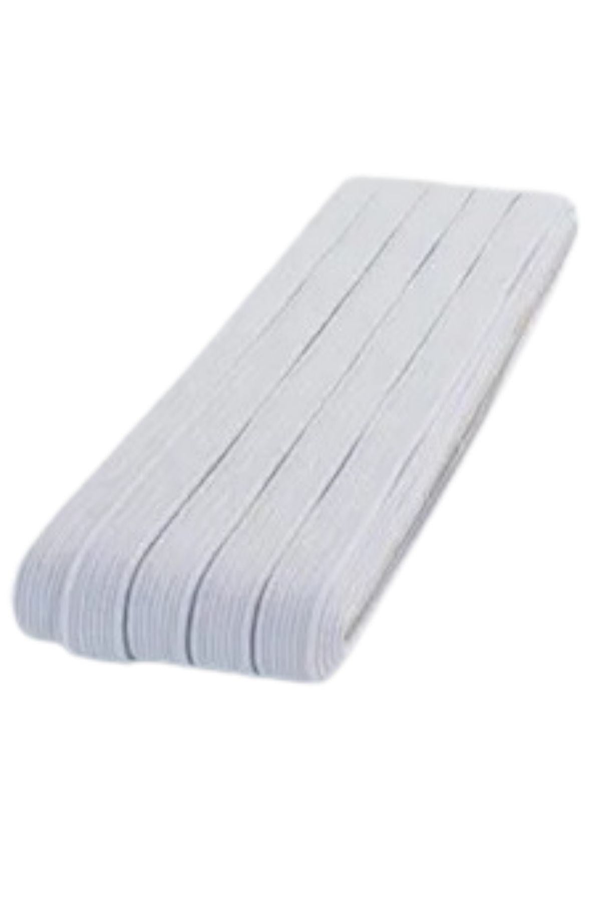 Lastik En 0,5 Cm 10 Metre Beyaz