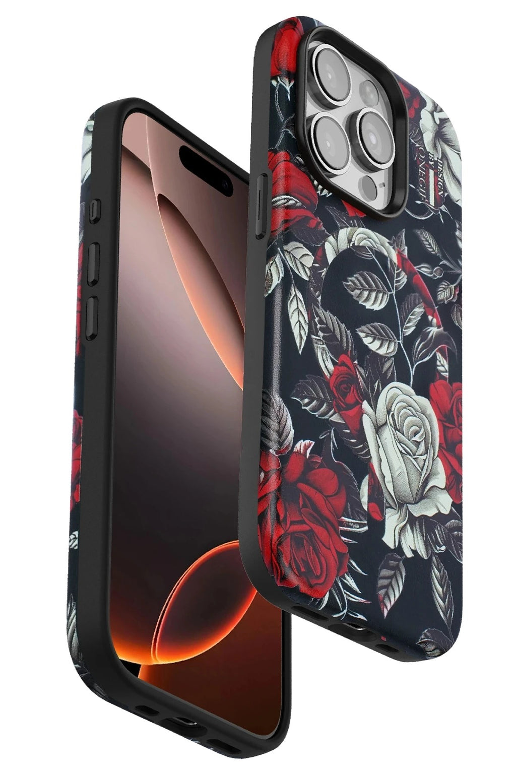Mey İthalat® iPhone 14 Pro Max Flower Series Magsafe Kapak - Siyah
