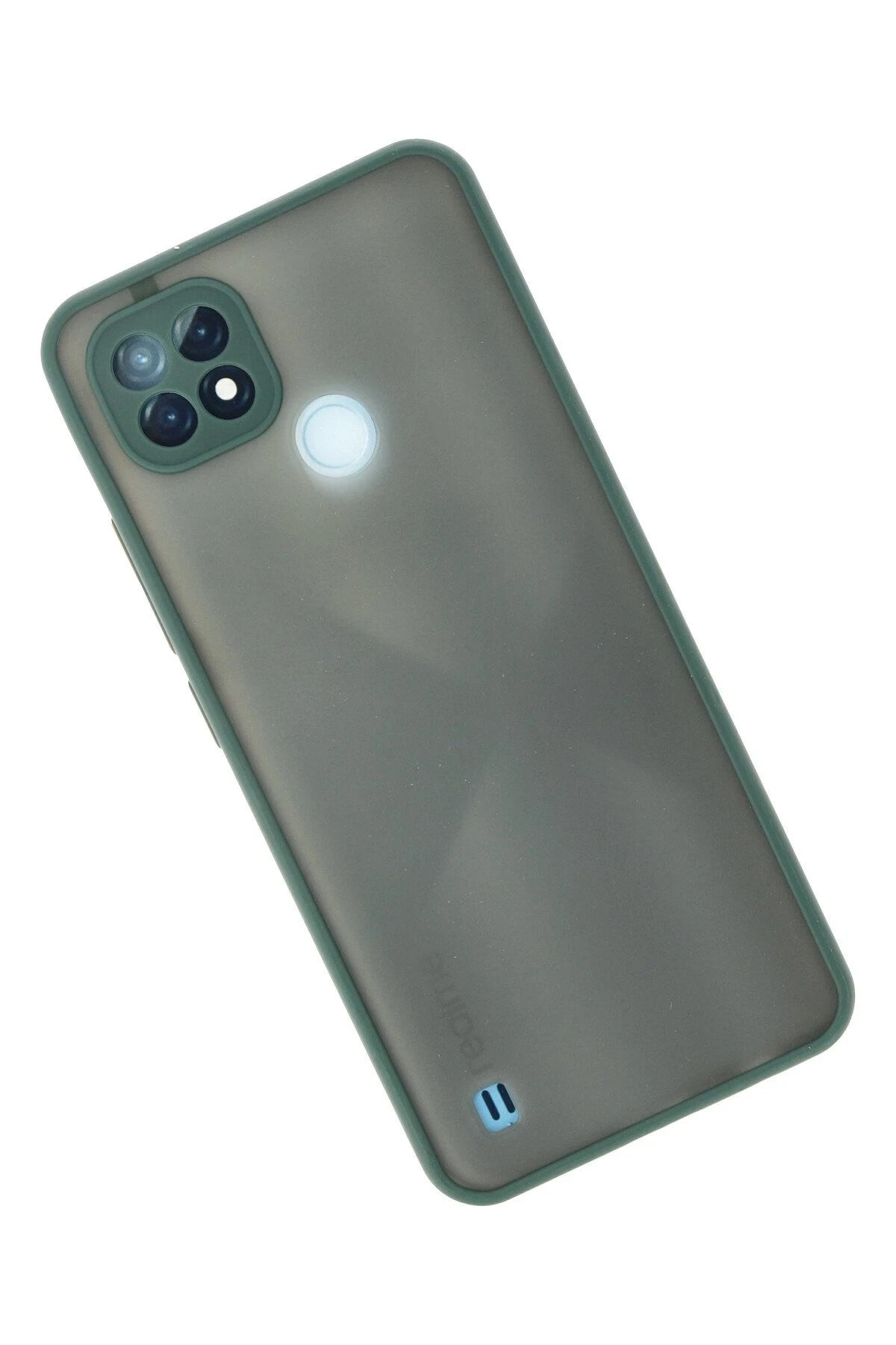 Mey İthalat® Realme C21 Kılıf Montreal Silikon Kapak - Yeşil