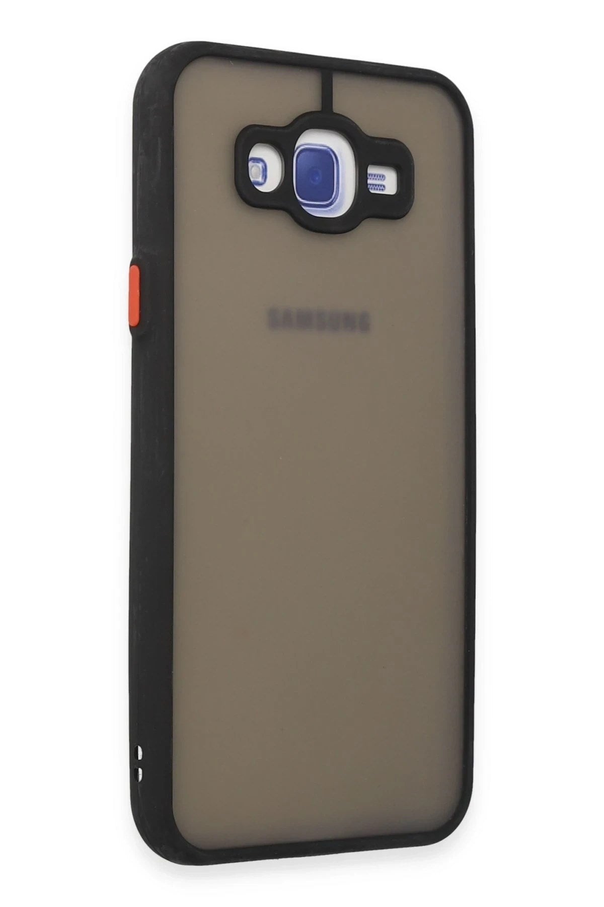 Mey İthalat® Samsung Galaxy J7 Kılıf Montreal Silikon Kapak - Siyah