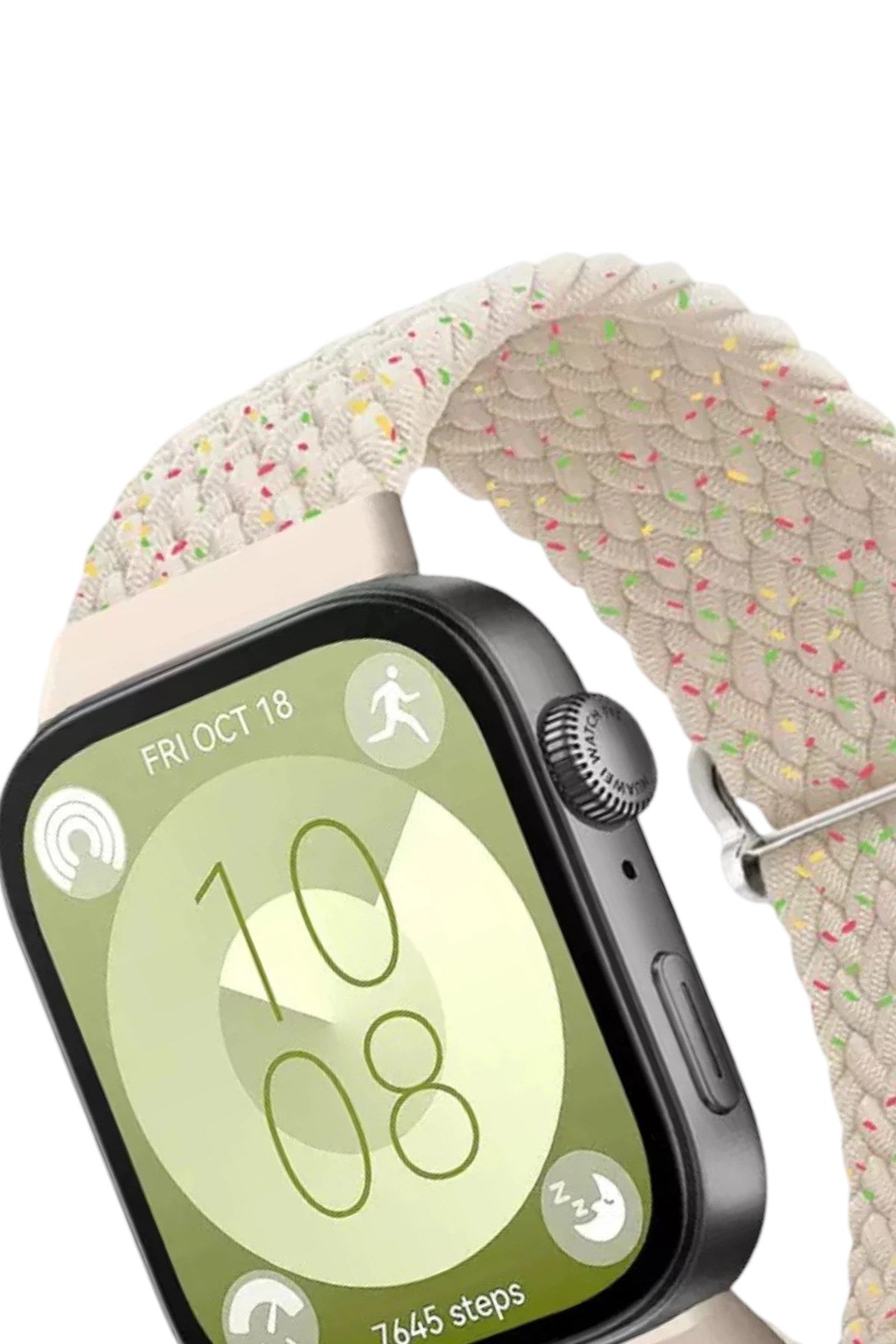 Mey İthalat® Huawei Fit 4 Star Kordon - Gri-Turuncu