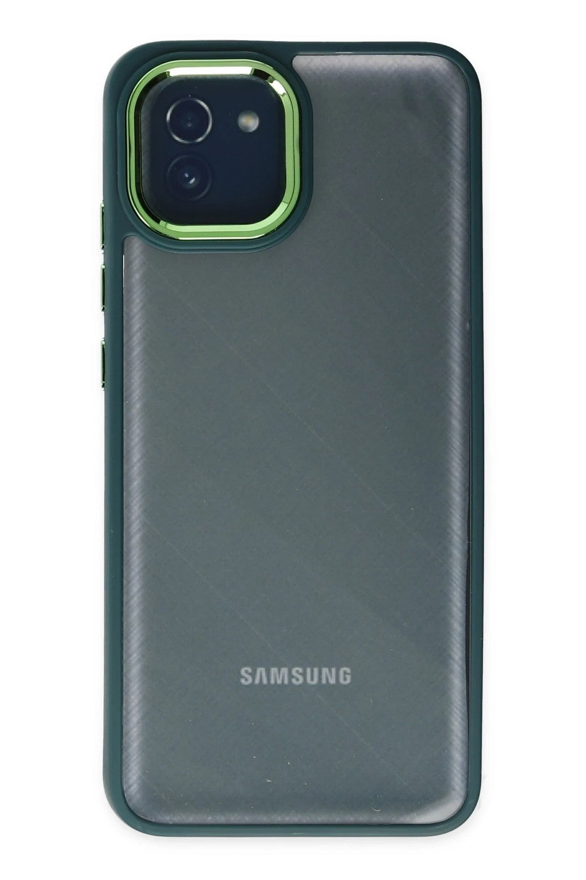 Mey İthalat® Samsung Galaxy A03 Kılıf Dora Kapak - Haki Yeşil