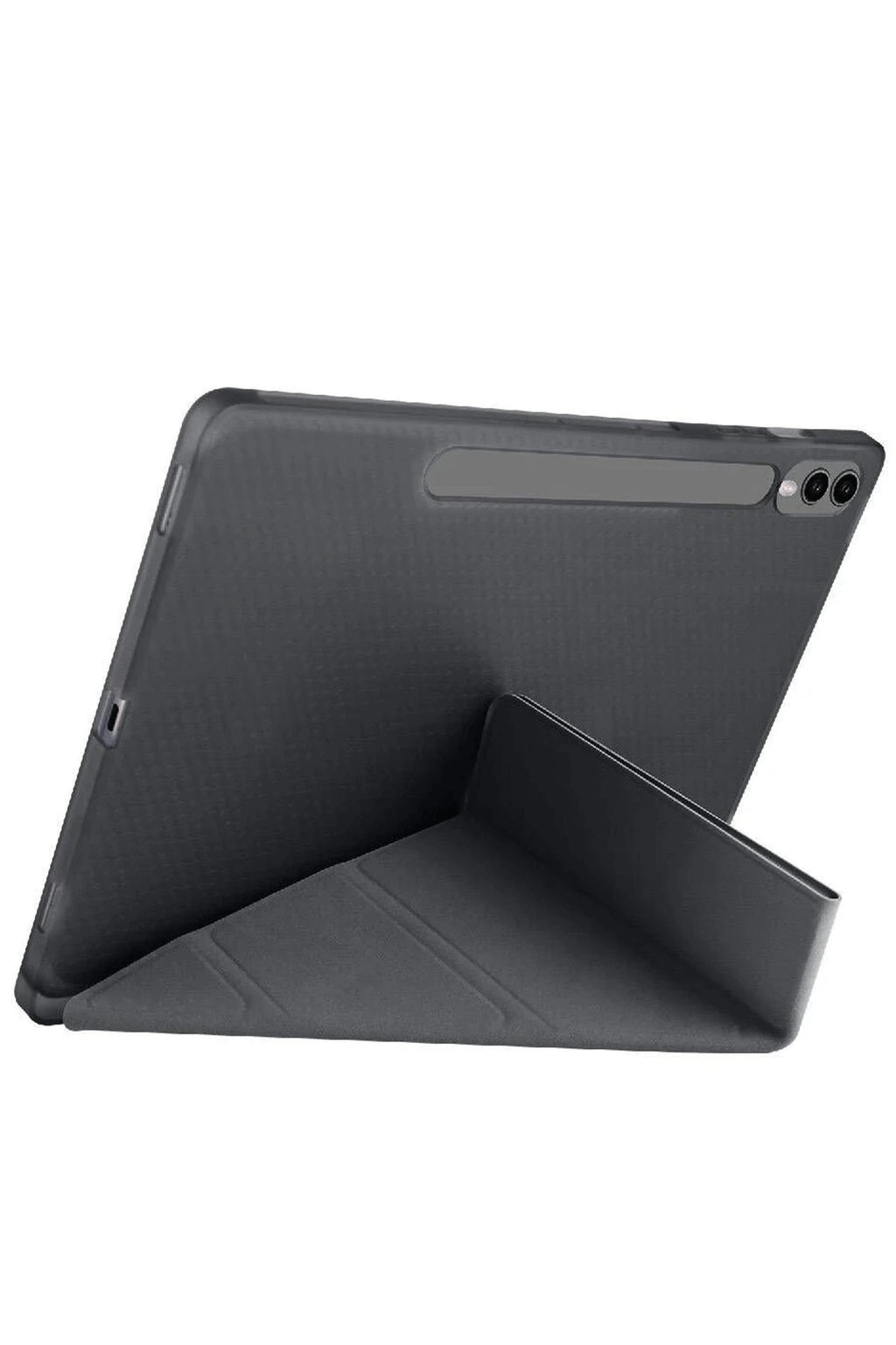 Mey İthalat® Samsung Galaxy X510 Tab S9 FE 11 Kılıf Kalemlikli Mars Tablet Kılıfı - Siyah