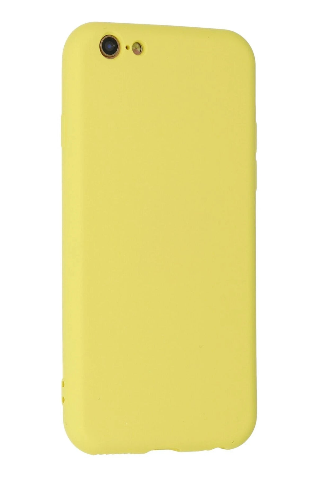 Mey İthalat® iPhone 6 Plus Kılıf Nano içi Kadife Silikon - Sarı