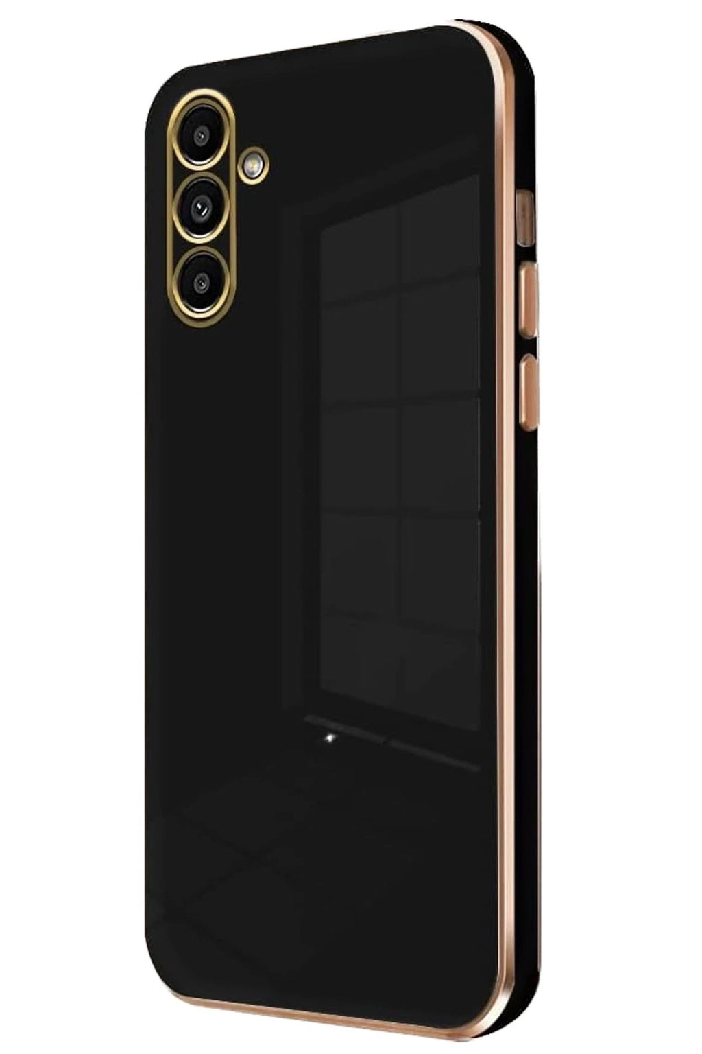 Mey İthalat® Samsung Galaxy A25 5G Kılıf Volet Silikon - Siyah