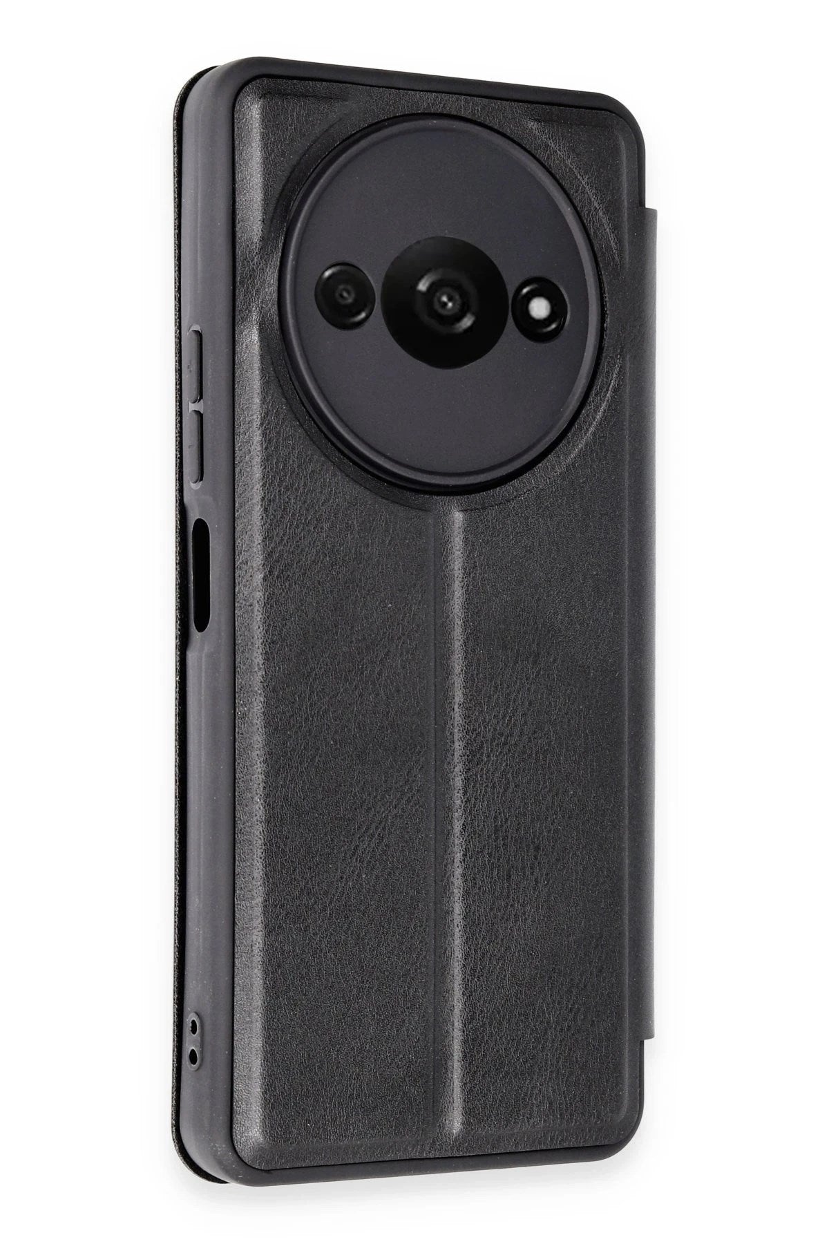 Mey İthalat® Redmi A3 4G Kılıf Flip Cover - Siyah