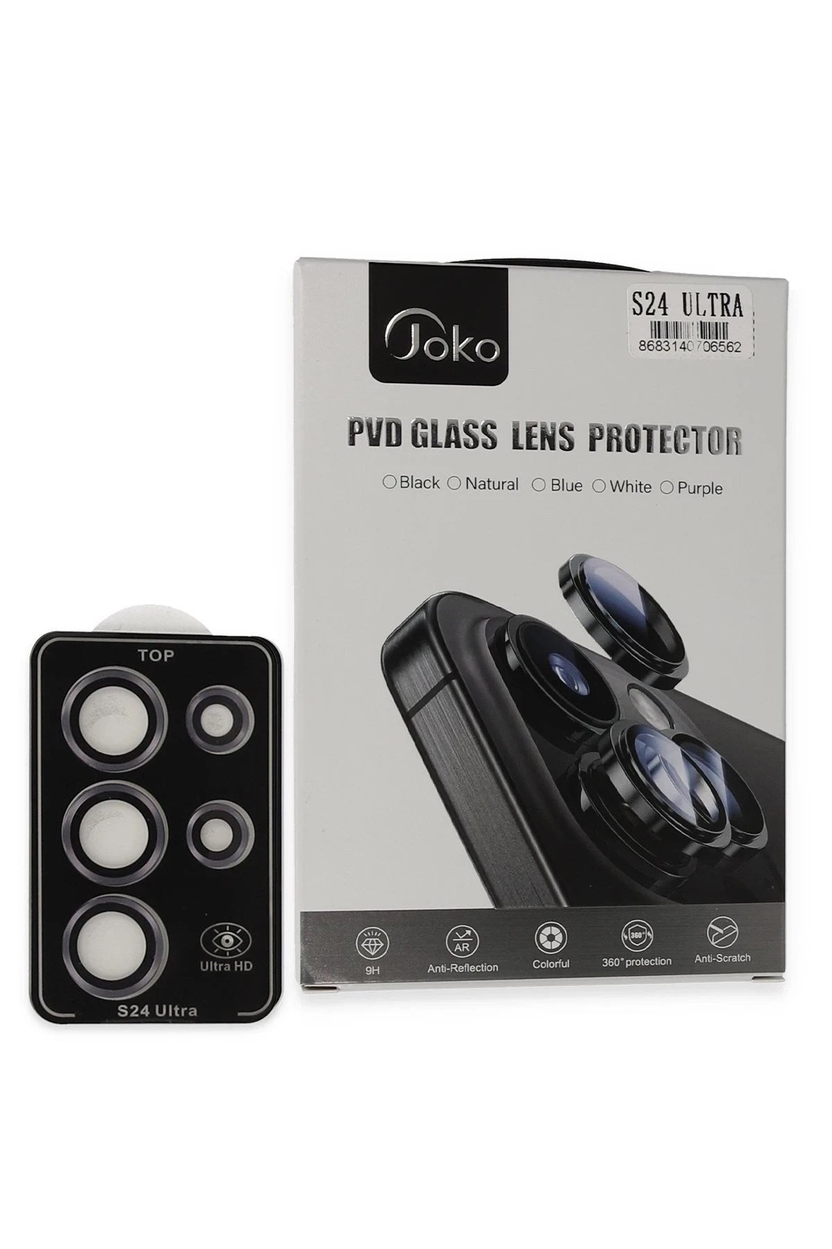 Mey İthalat® Samsung Galaxy S24 Ultra PVD Metal Kamera Lens - Derin Mor