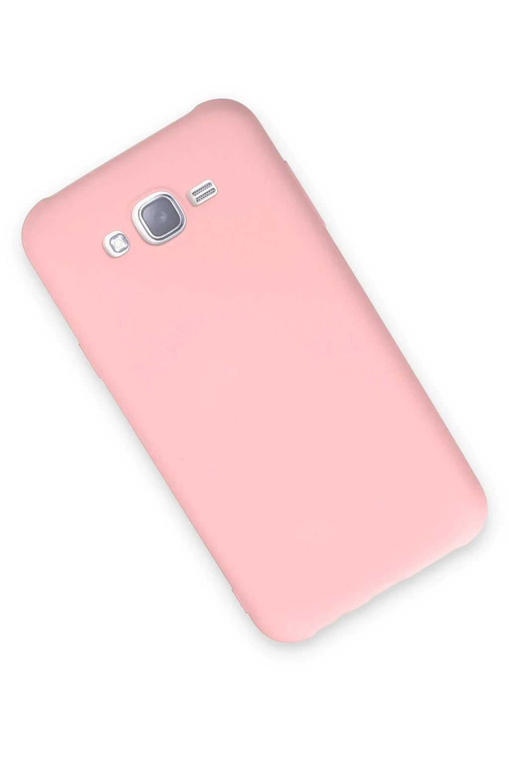 Mey İthalat® Samsung Galaxy J7 Kılıf Nano içi Kadife Silikon - Pudra