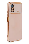 Mey İthalat® Poco X4 Pro 5G Kılıf Volet Silikon - Pembe