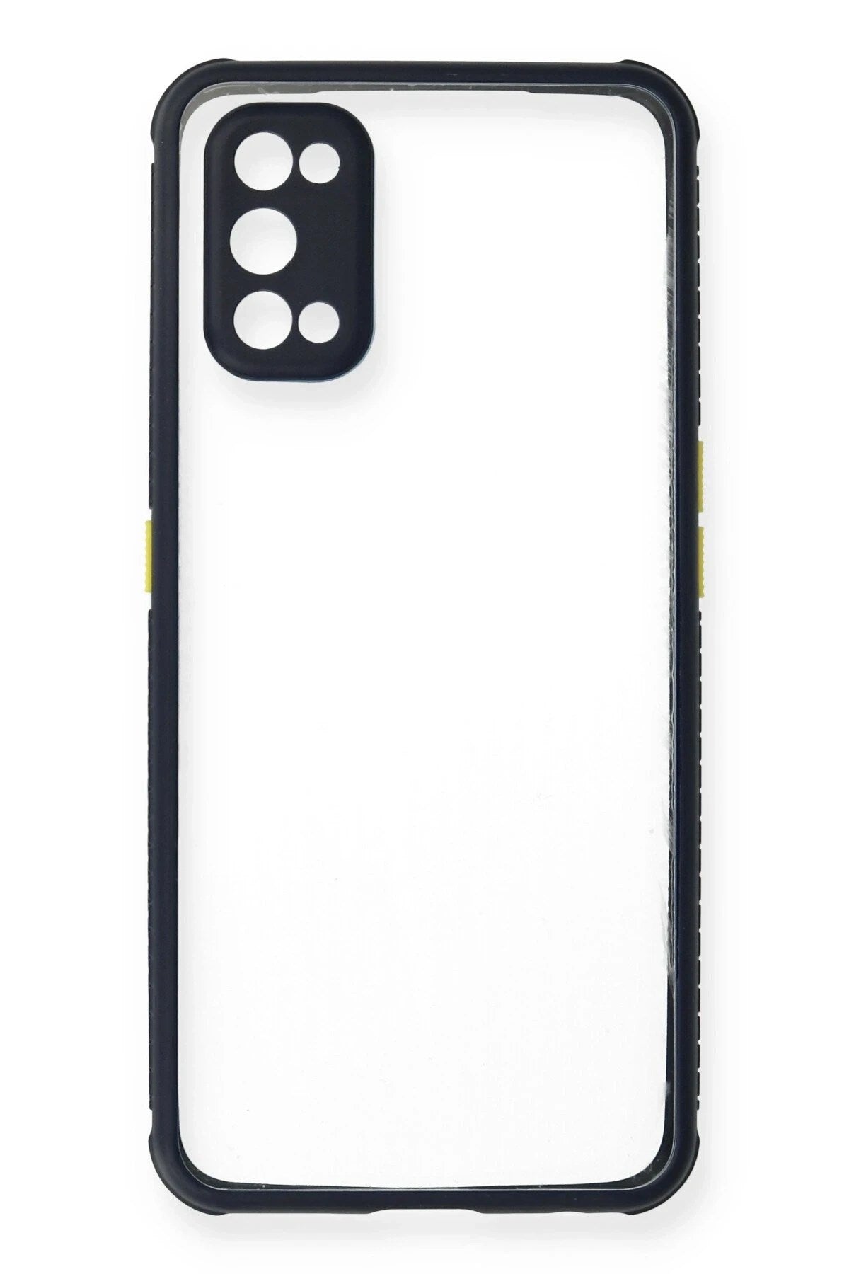 Mey İthalat® Realme 7 Pro Kılıf Miami Şeffaf Silikon - Lacivert