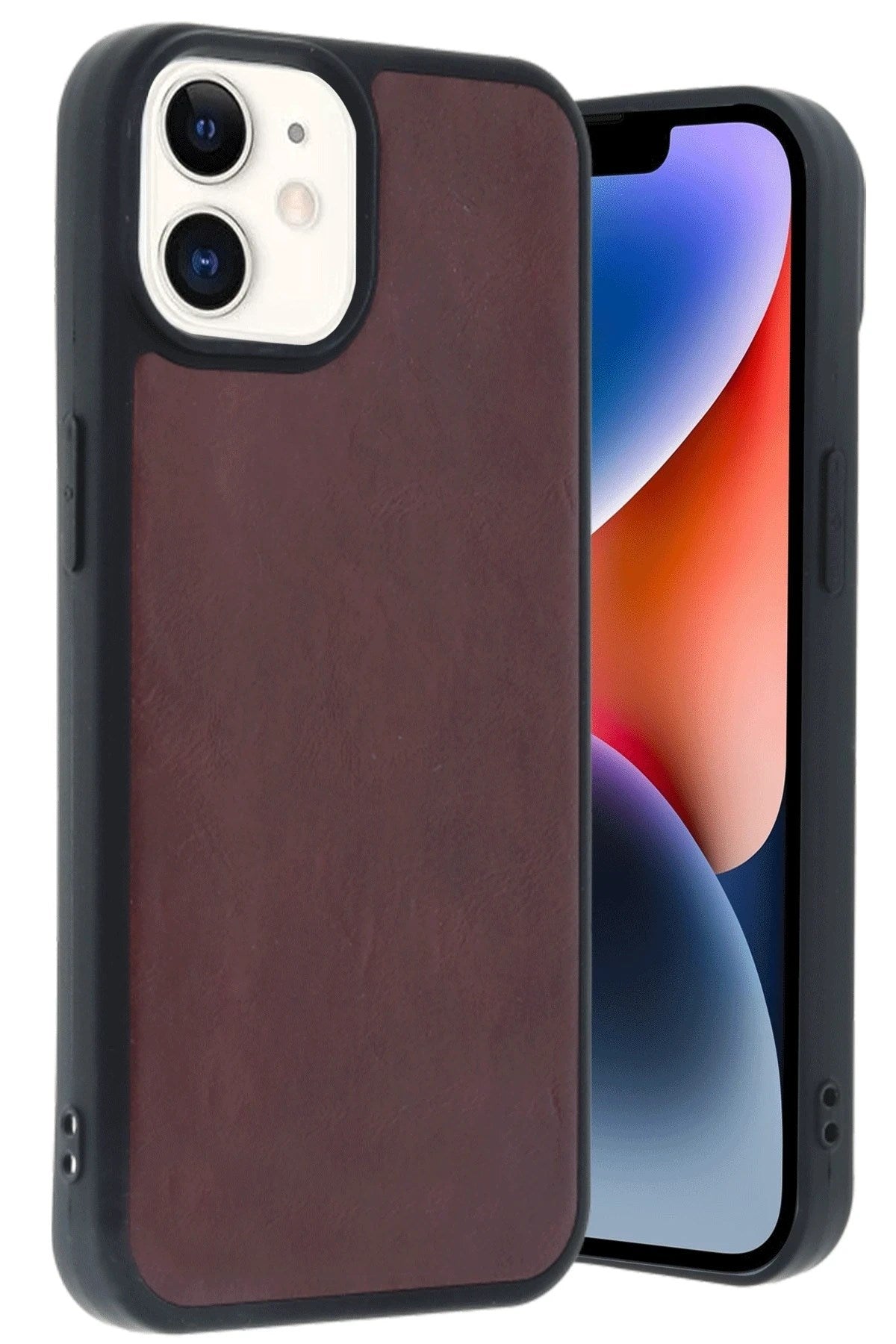 Mey İthalat® iPhone 11 Kılıf Aras Deri Kapak - Bordo