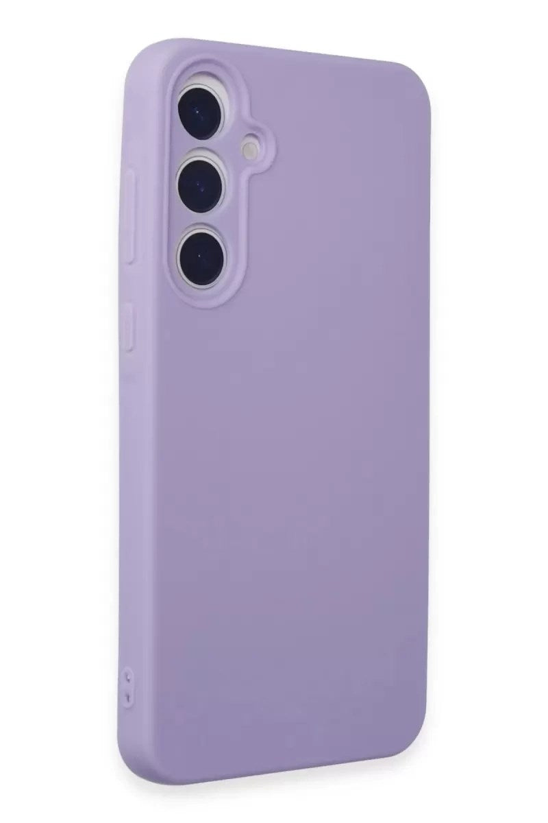 Mey İthalat® Samsung Galaxy A55 5G Kılıf Nano içi Kadife Silikon - Lila