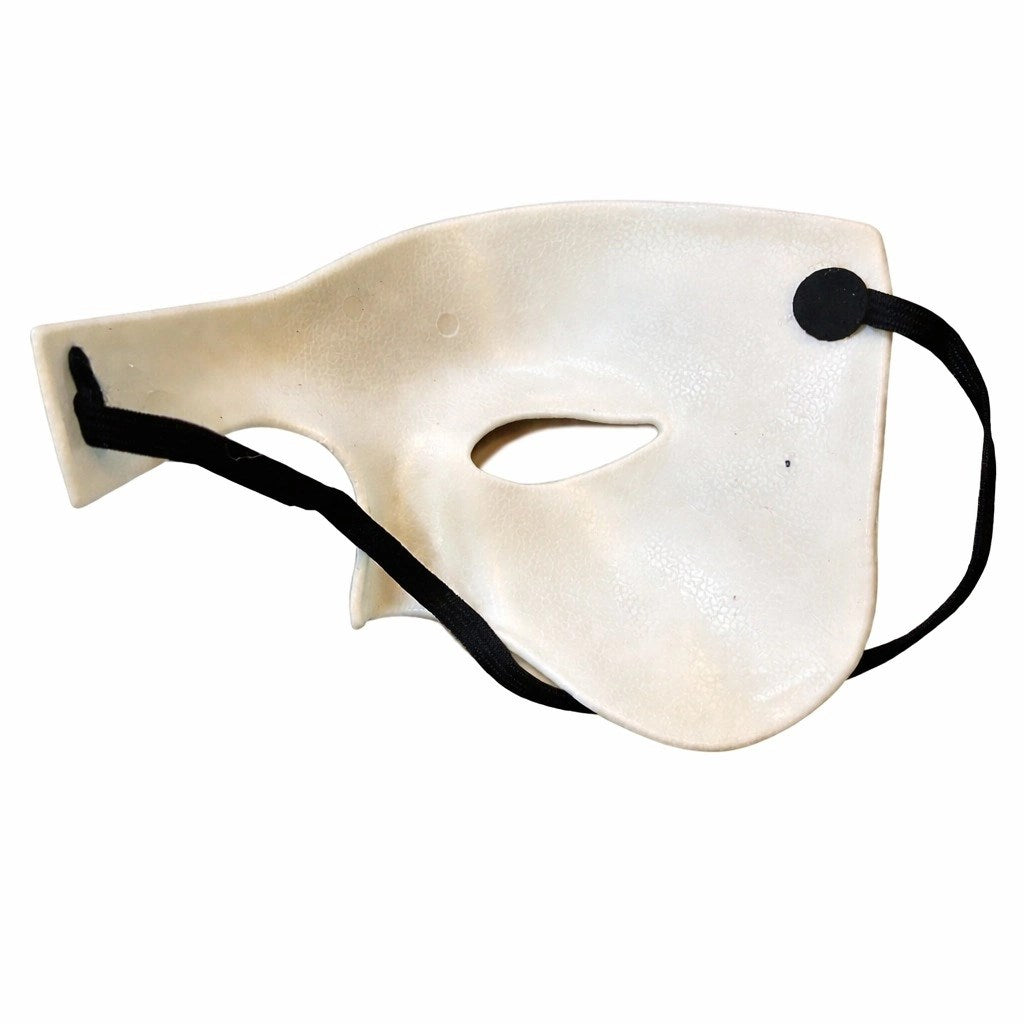 Mey İthalat® Beyaz Yarım Erkek Maske – Phantom Parti &amp; Balo Maskesi