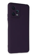 Mey İthalat® Redmi Note 12 5G Kılıf Nano içi Kadife Silikon - Mor