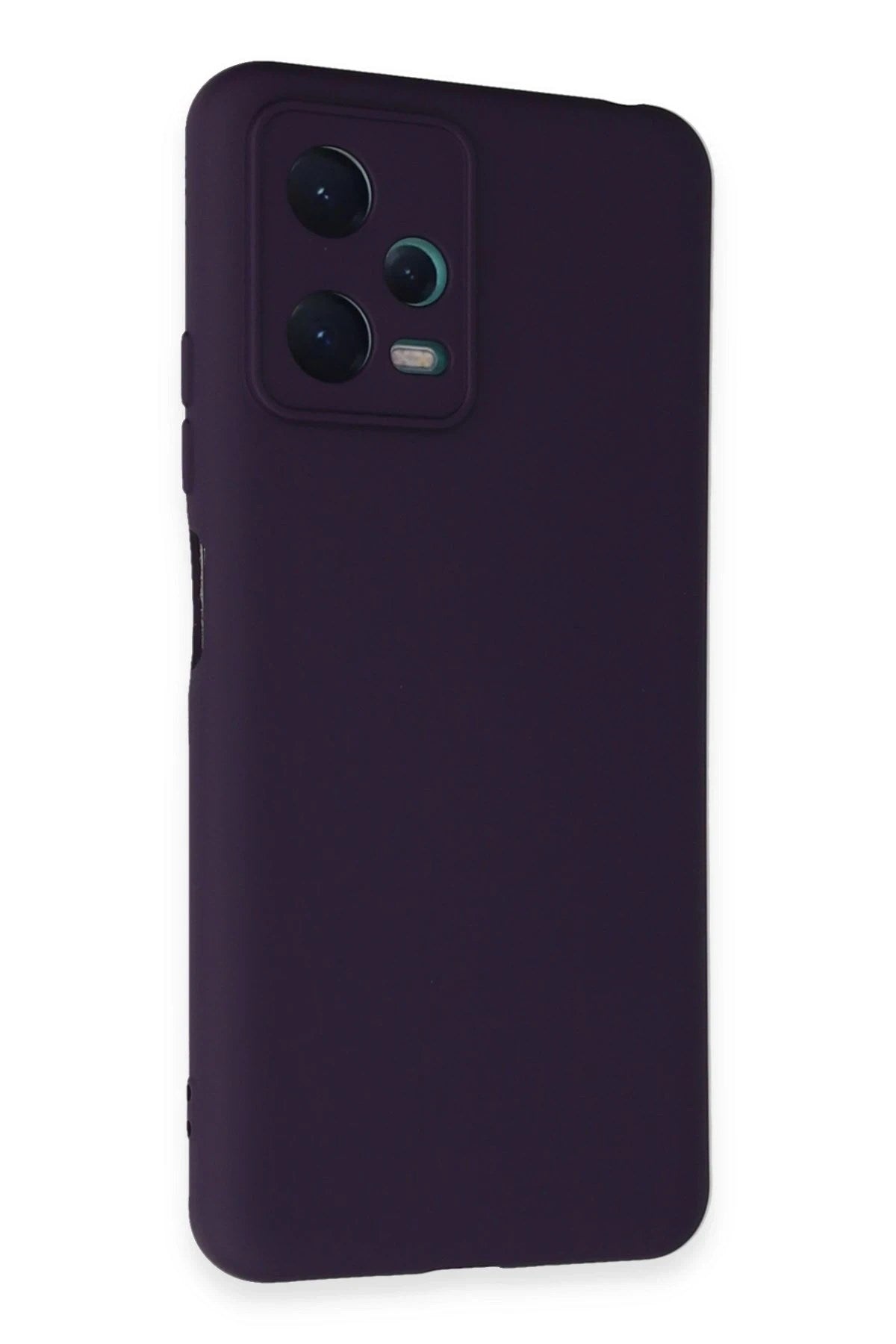Mey İthalat® Redmi Note 12 5G Kılıf Nano içi Kadife Silikon - Mor