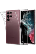 Mey İthalat® Samsung Galaxy S22 Ultra Kılıf Lüx Şeffaf Silikon