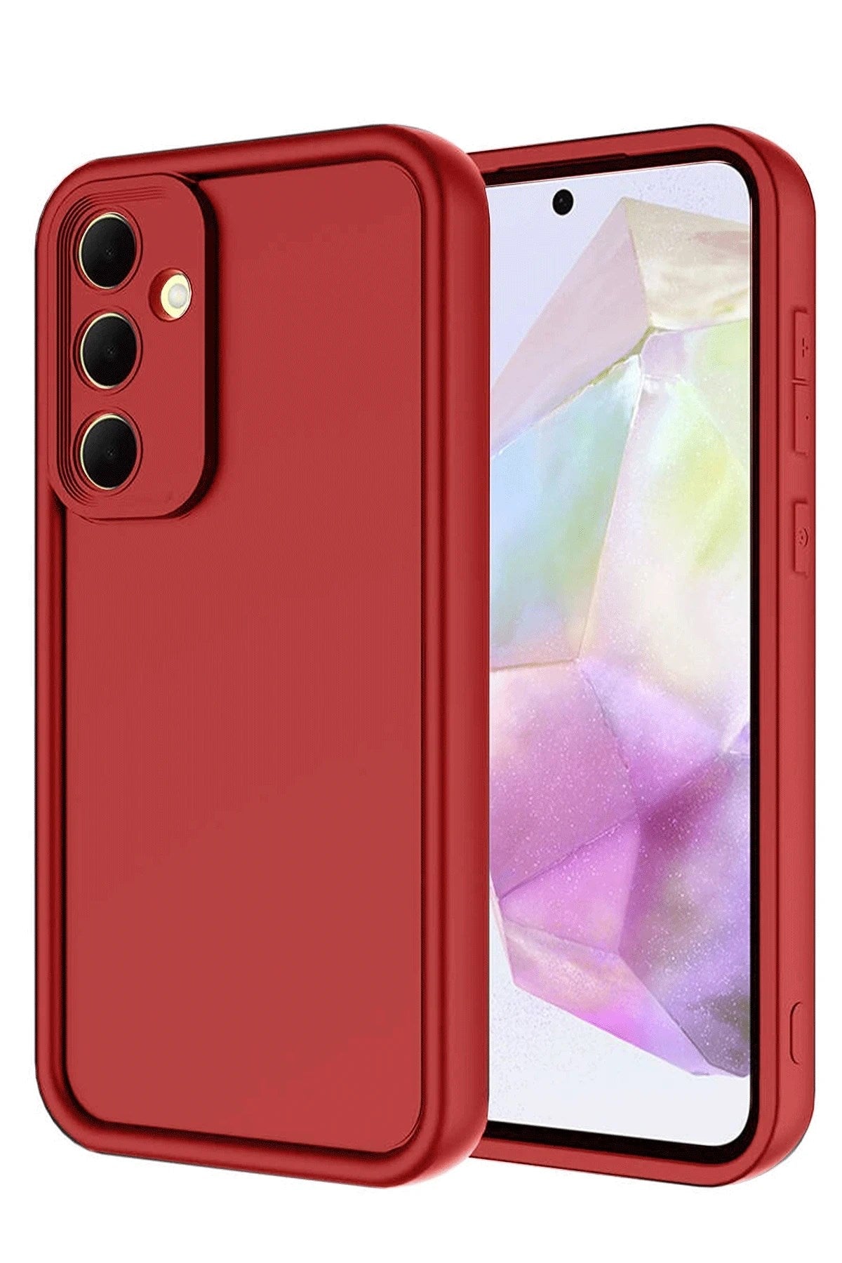 Mey İthalat® Samsung Galaxy A26 Kılıf Viera Silikon - Kırmızı