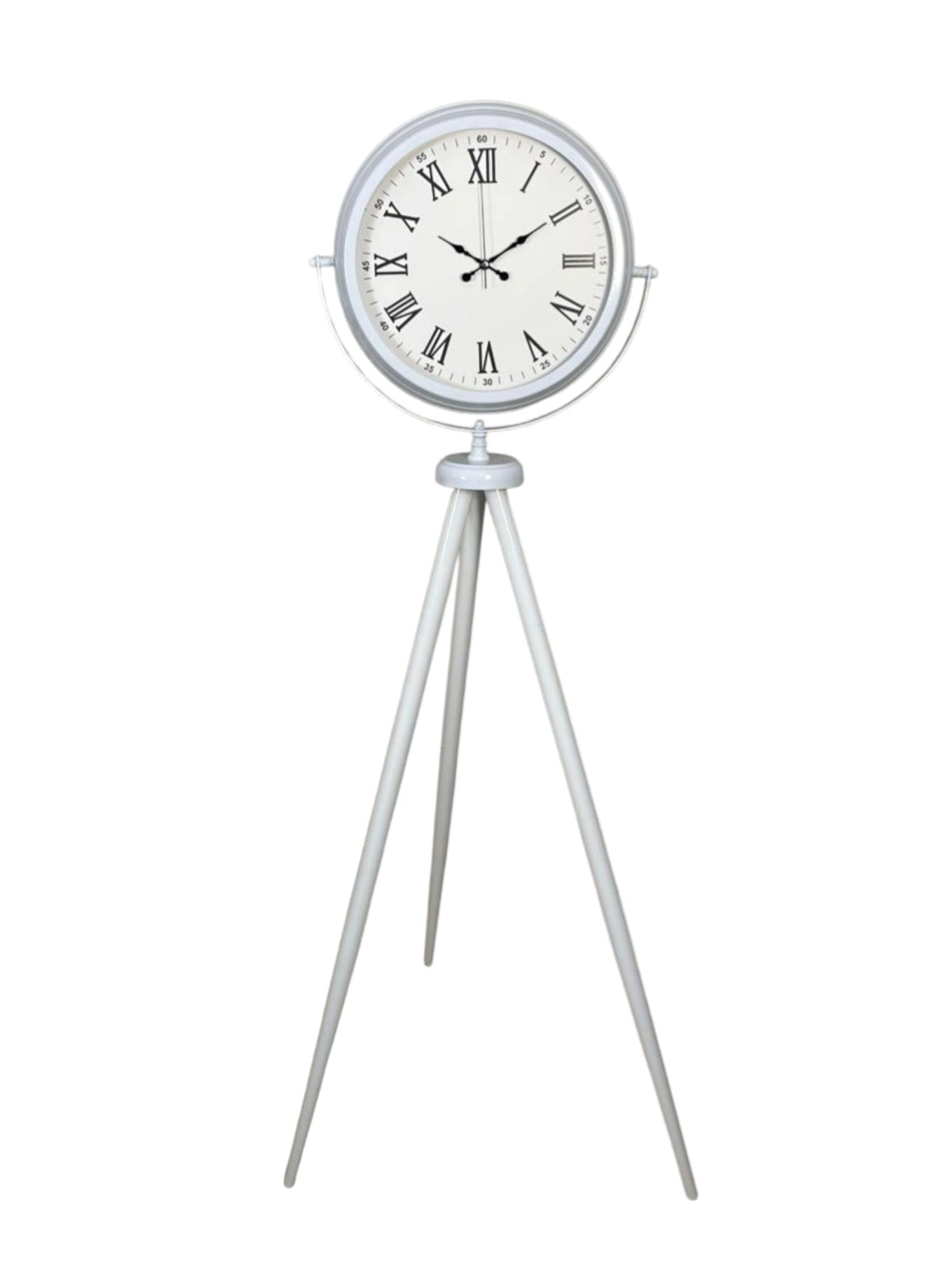 Platin Classic White Roma Tripod Ayaklı Saat