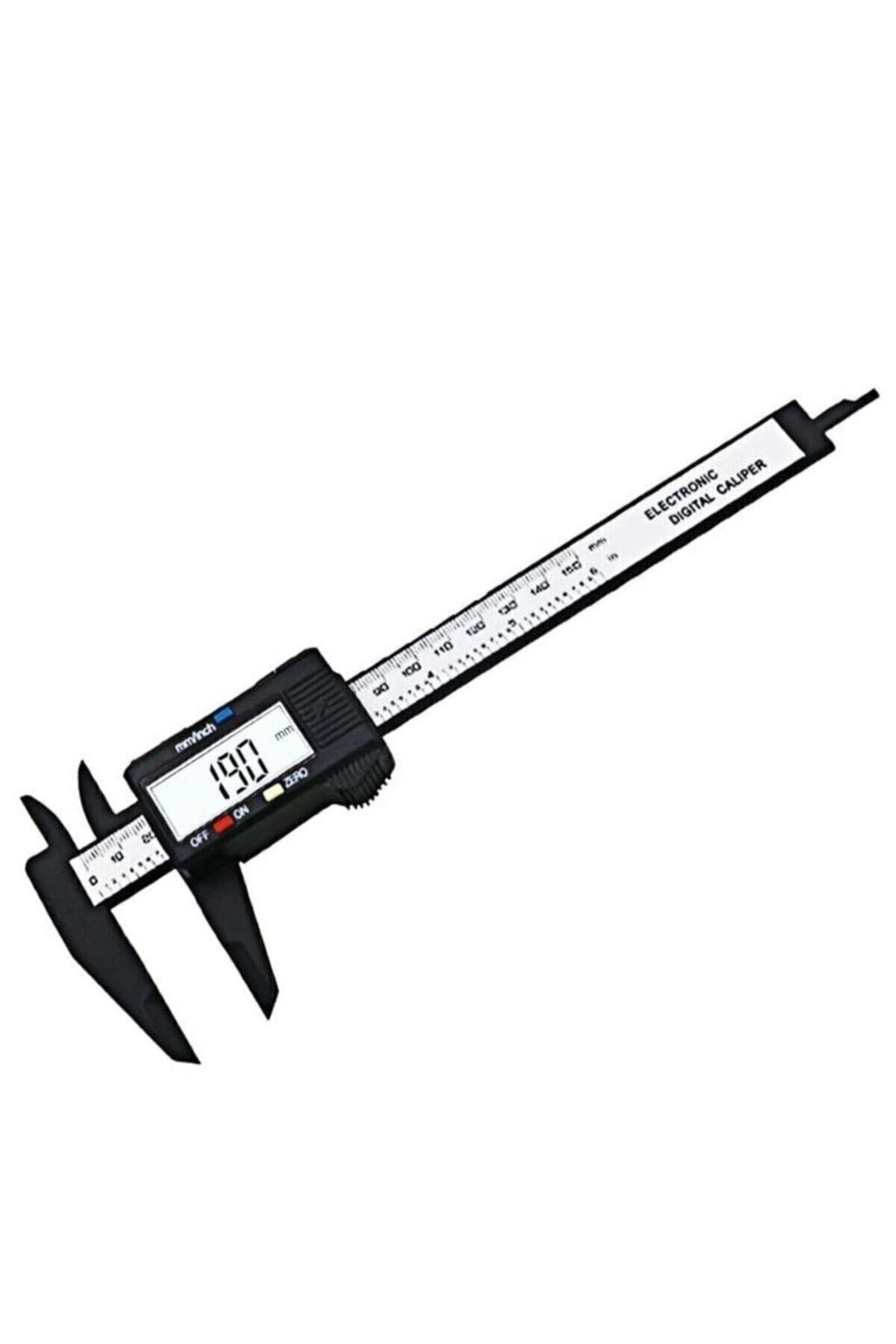 150 Mm Dijital Kumpas Elektronik Fiber Karbon Kaplı Plastik - Kumpas