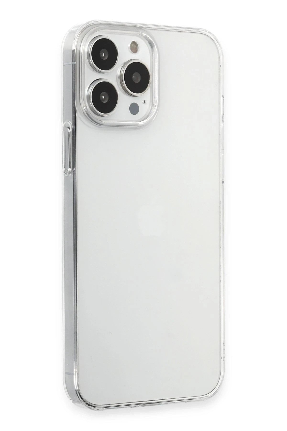 Mey İthalat® iPhone 15 Pro Max Kılıf Pc Sert Şeffaf Kapak - Şeffaf