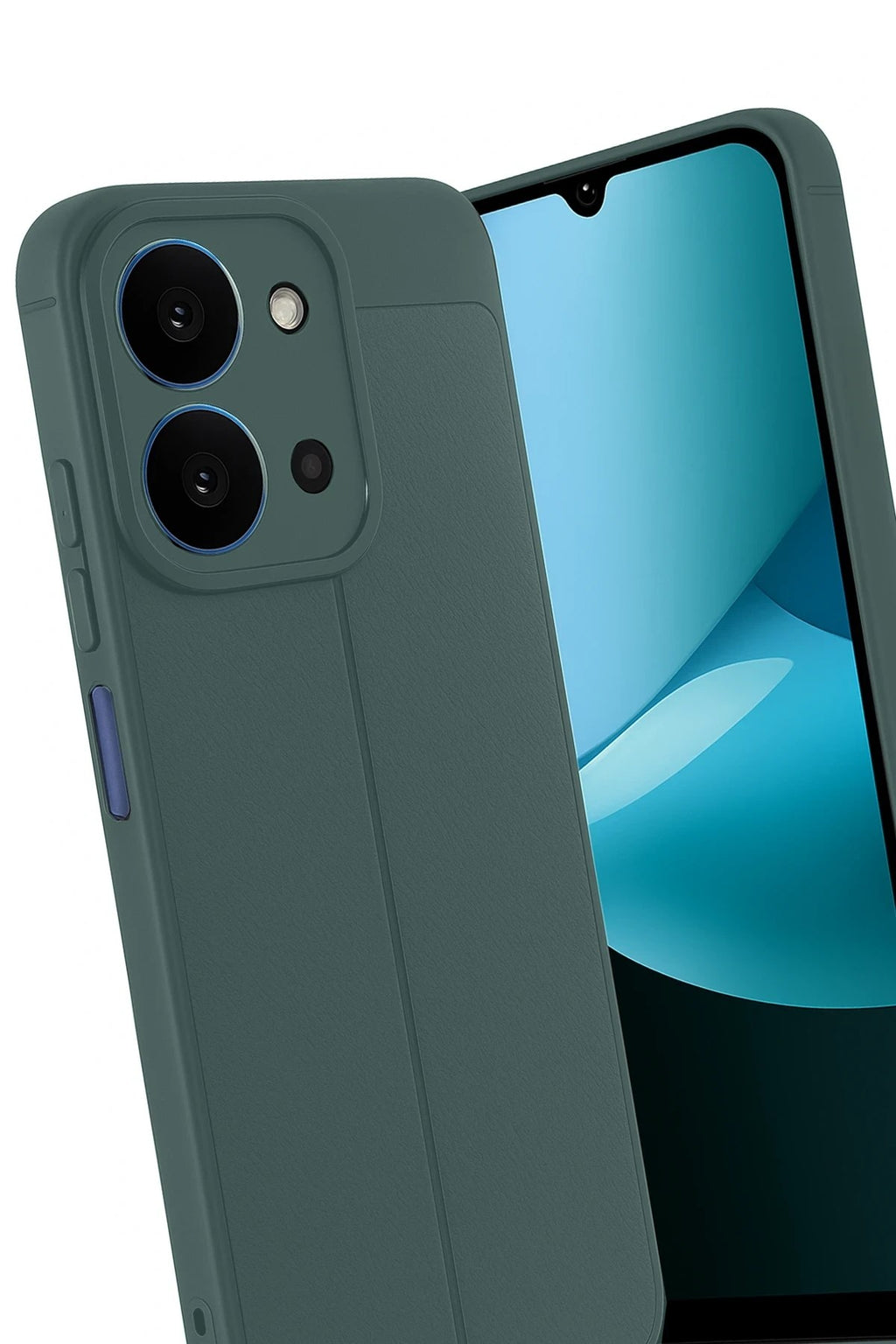 Mey İthalat® Redmi 15C 4G Auto Focus Kapak - Koyu Yeşil