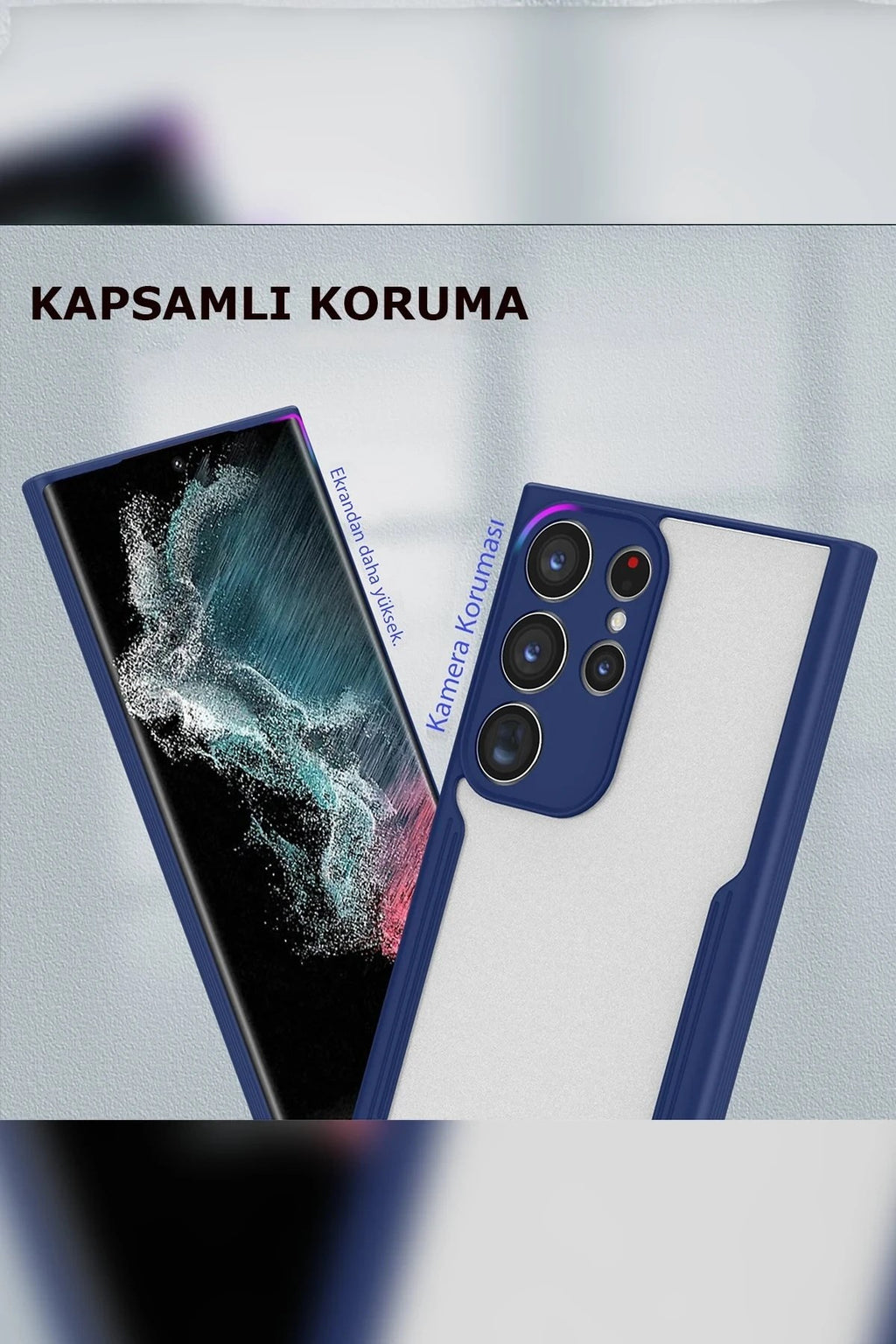 Mey İthalat® Samsung Galaxy S23 Ultra Kılıf Platin Silikon - Kırmızı
