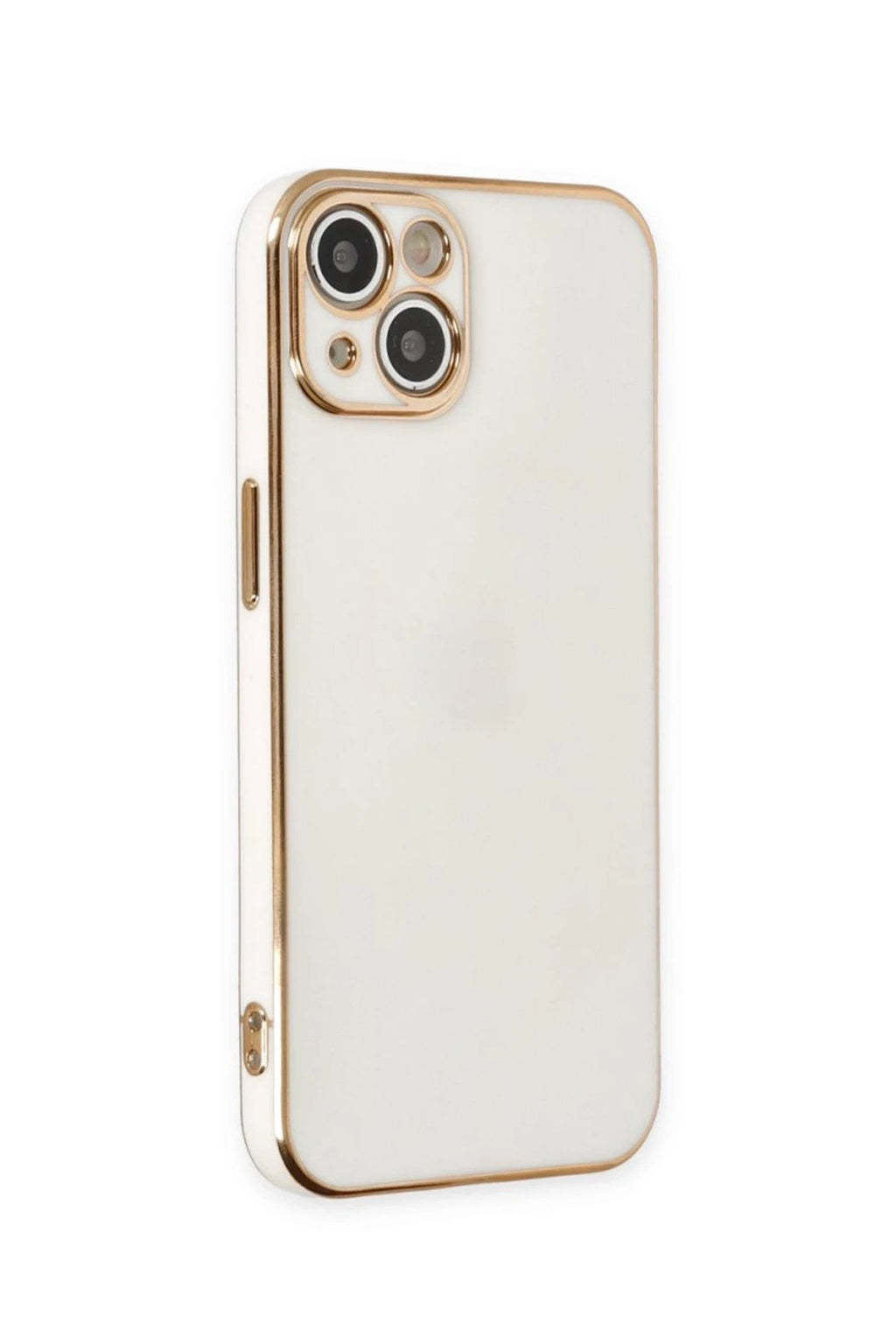 Mey İthalat® iPhone 15 Kılıf Volet Silikon - Beyaz