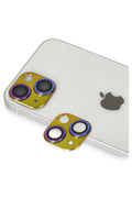 Mey İthalat® iPhone 13 Pers Alüminyum Kamera Lens - Rainbow