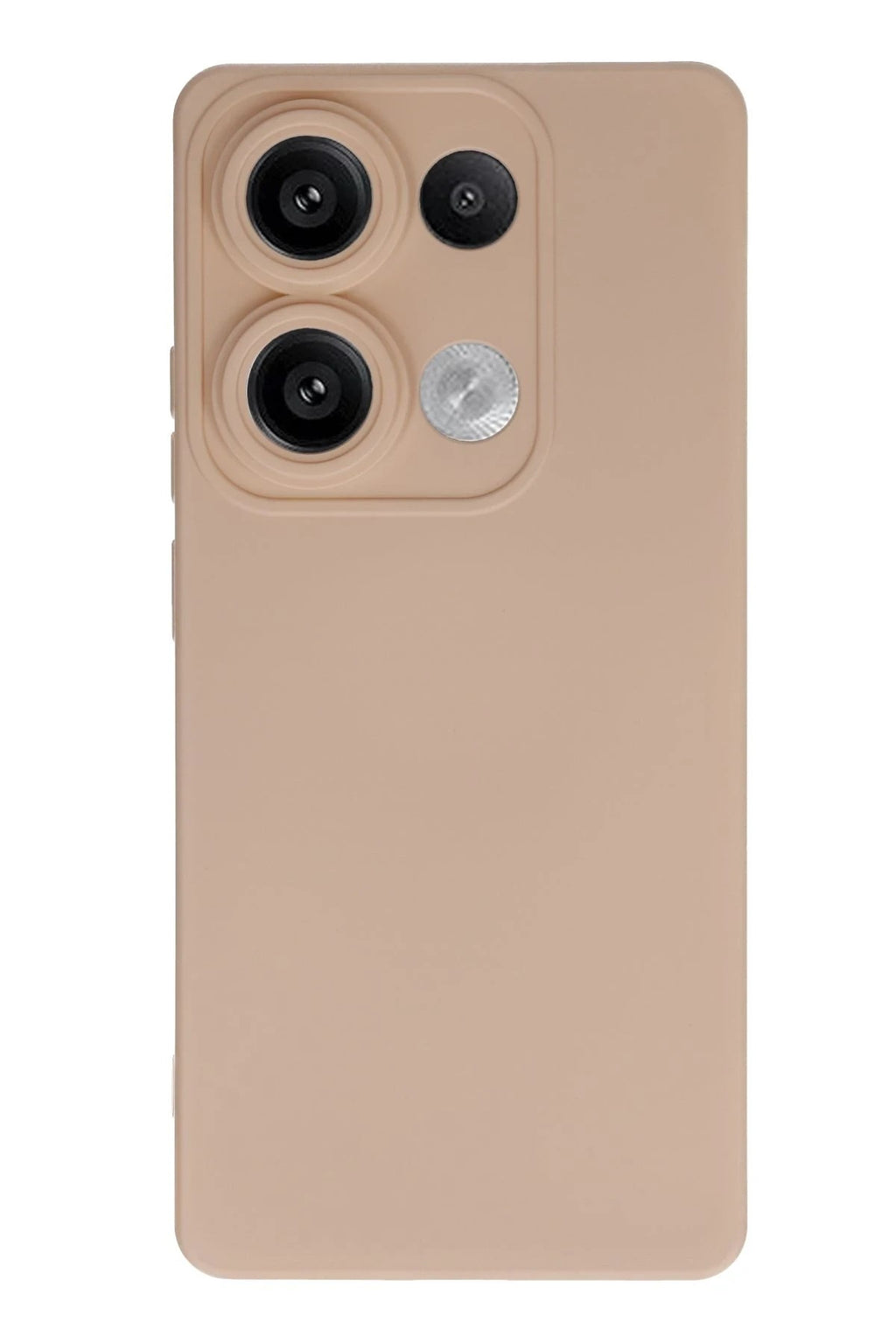 Mey İthalat® Redmi Note 13 4G Kılıf Nano içi Kadife Silikon - Pudra