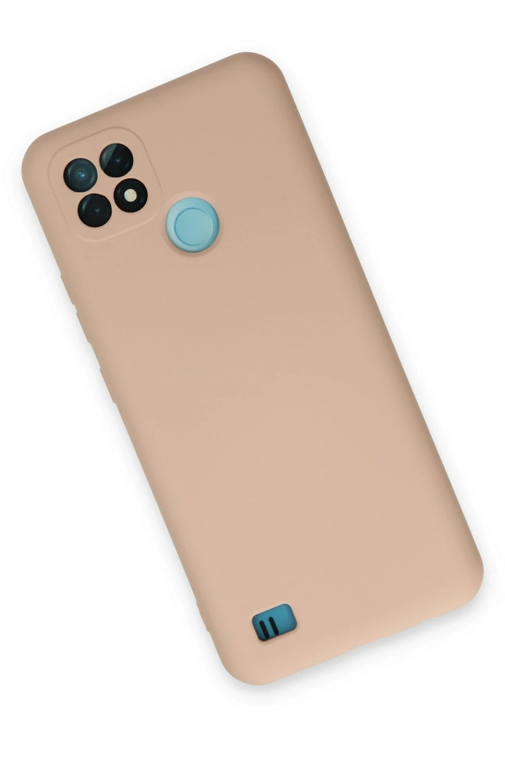 Mey İthalat® Realme C21 Kılıf Nano içi Kadife Silikon - Pudra