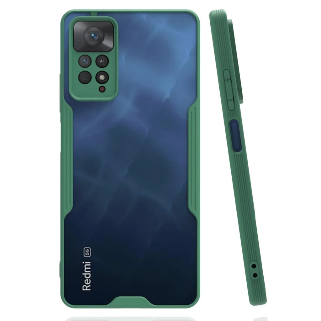 Mey İthalat® Redmi Note 11 Pro Kılıf Platin Silikon - Yeşil