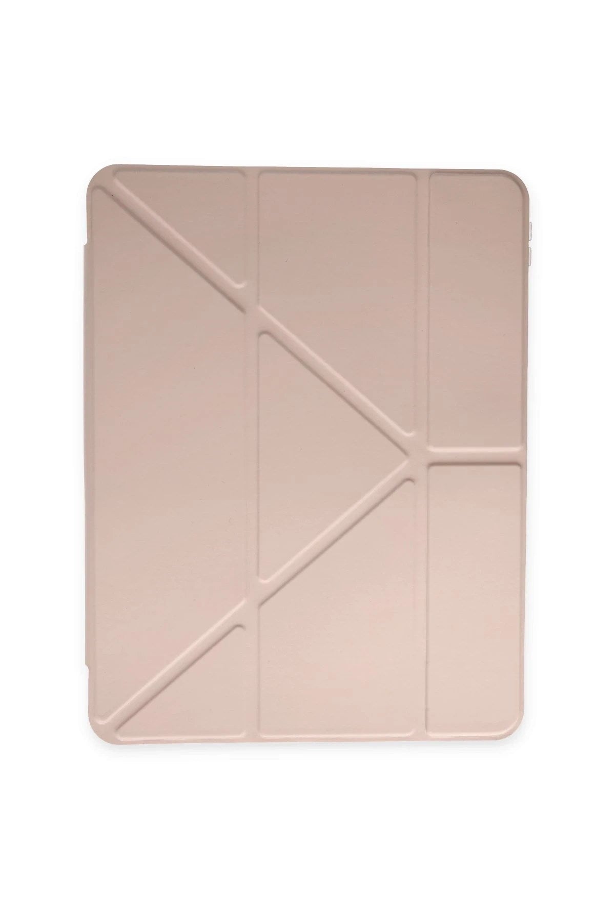 Mey İthalat® iPad Pro 11 (2021) Kılıf Kalemlikli Hugo Tablet Kılıfı - Rose Gold