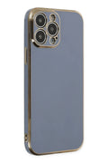 Mey İthalat® iPhone 14 Pro Kılıf Volet Silikon - Mavi