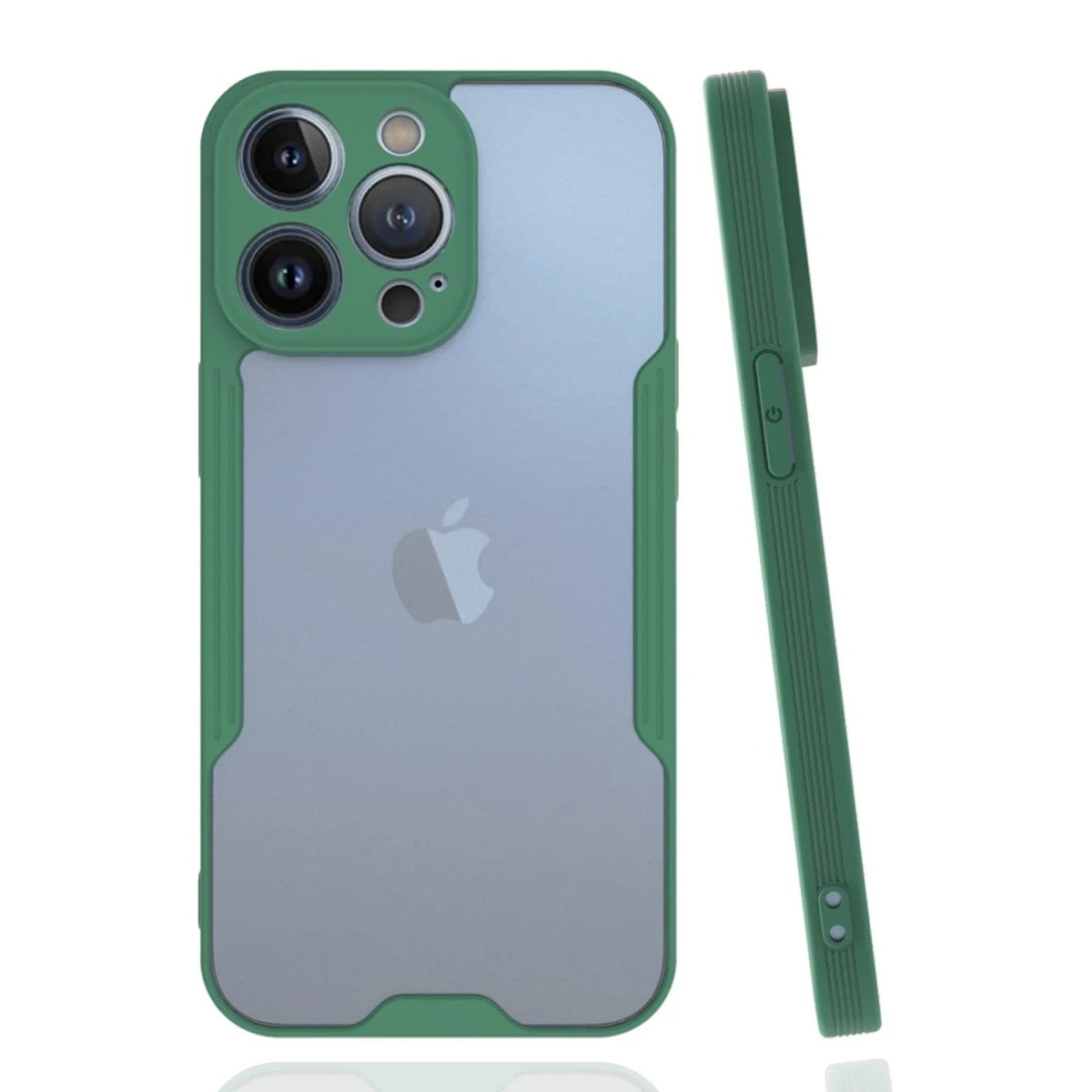 Mey İthalat® iPhone 14 Pro Kılıf Platin Silikon - Yeşil