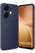 Mey İthalat® Vivo V60 5G Auto Focus Karbon Kapak - Lacivert