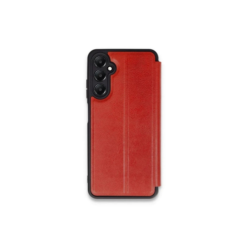 Mey İthalat® Samsung Galaxy S24 FE Kılıf Flip Cover - Kırmızı