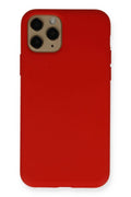 Mey İthalat® iPhone 11 Pro Kılıf Nano içi Kadife Silikon - Kırmızı